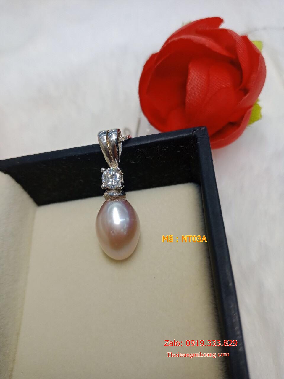 DÂY CHUYỀN VÀ MẶT DÂY CHUYỀN NGỌC TRAI NT03